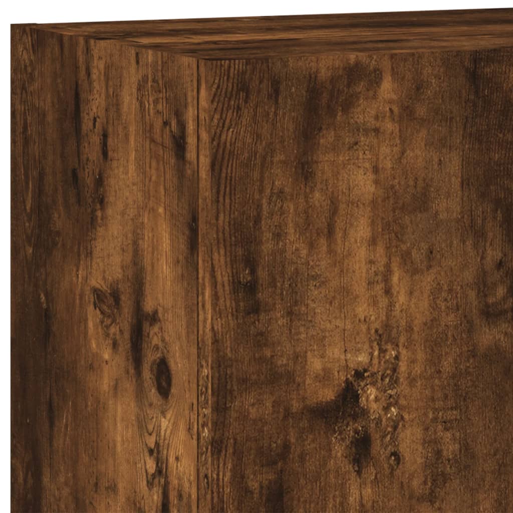 TV-Wandschränke 2 Stk. Räuchereiche 40,5x30x60 cm Holzwerkstoff - Pazzar.ch