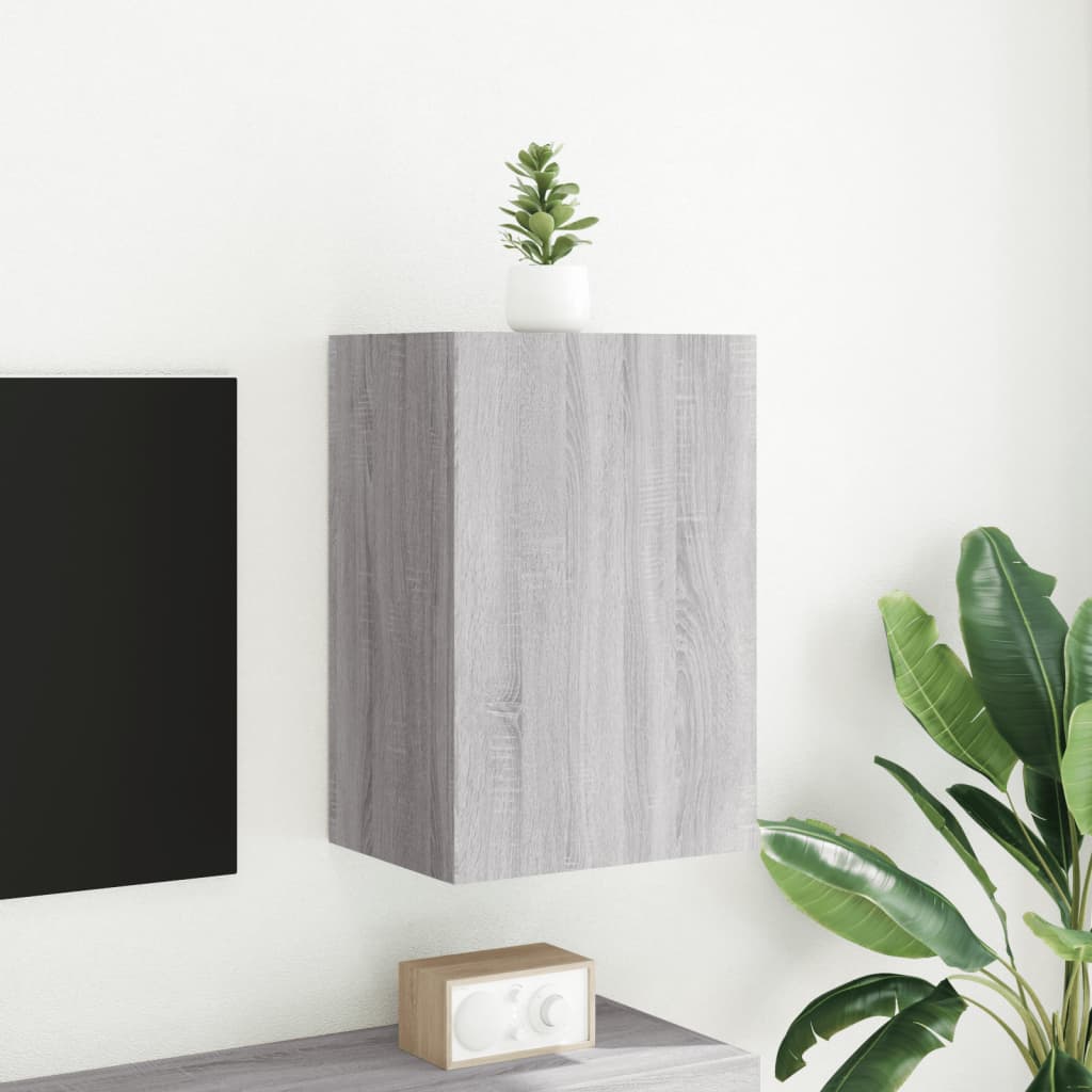 TV-Wandschrank Grau Sonoma 40,5x30x60 cm Holzwerkstoff - Pazzar.ch