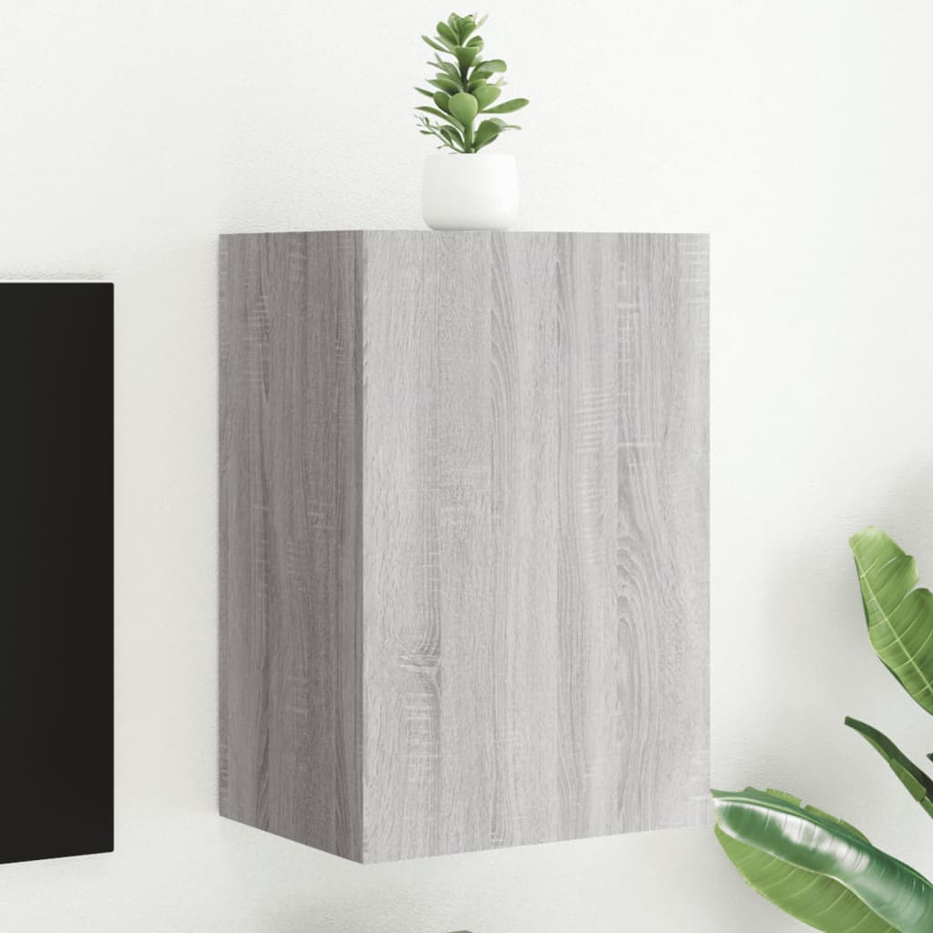 TV-Wandschrank Grau Sonoma 40,5x30x60 cm Holzwerkstoff - Pazzar.ch