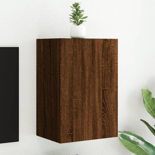 TV-Wandschrank Braun Eiche-Optik 40,5x30x60 cm Holzwerkstoff - Pazzar.ch