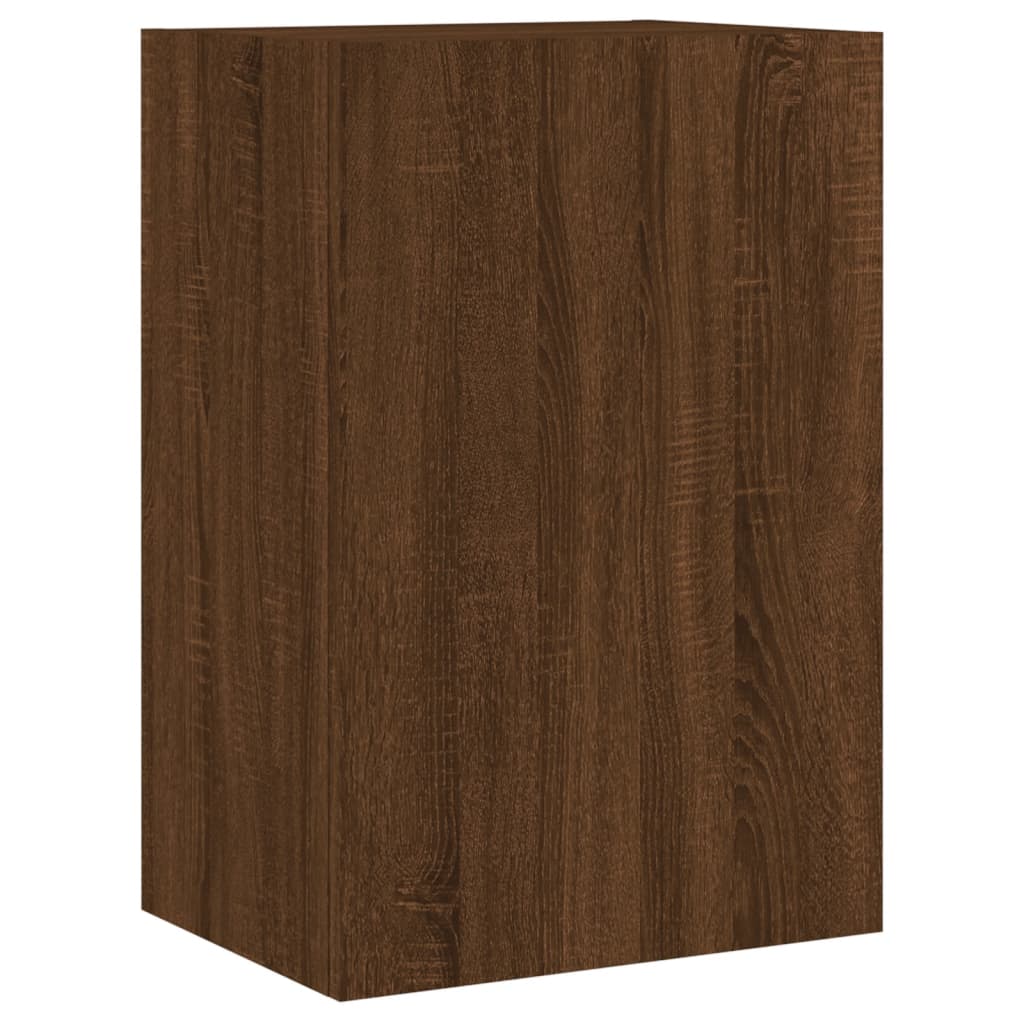 TV-Wandschränke 2 Stk. Braun Eiche-Optik 40,5x30x60 cm - Pazzar.ch