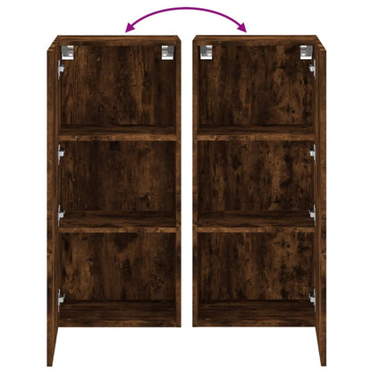 TV-Wandschrank Räuchereiche 40,5x30x90 cm Holzwerkstoff - Pazzar.ch
