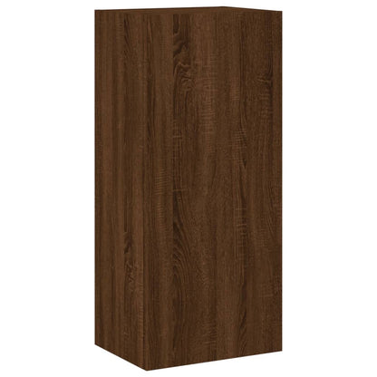 TV-Wandschrank Braun Eiche-Optik 40,5x30x90 cm Holzwerkstoff - Pazzar.ch