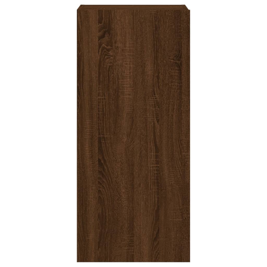 TV-Wandschrank Braun Eiche-Optik 40,5x30x90 cm Holzwerkstoff - Pazzar.ch