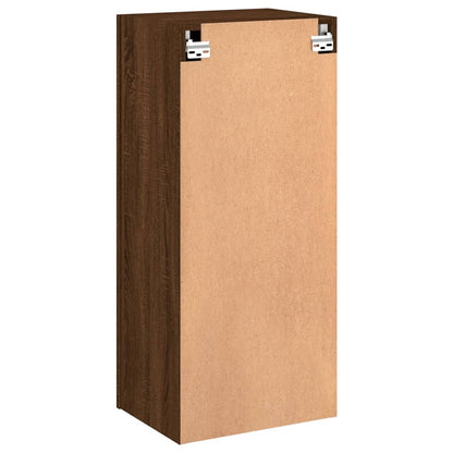 TV-Wandschrank Braun Eiche-Optik 40,5x30x90 cm Holzwerkstoff - Pazzar.ch