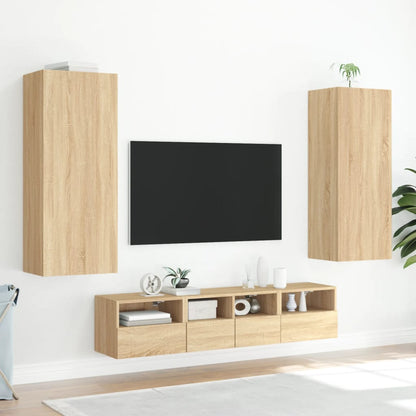 TV-Wandschrank Sonoma-Eiche 40,5x30x102 cm Holzwerkstoff - Pazzar.ch