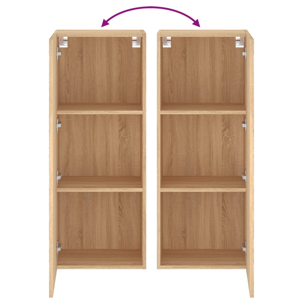 TV-Wandschrank Sonoma-Eiche 40,5x30x102 cm Holzwerkstoff - Pazzar.ch
