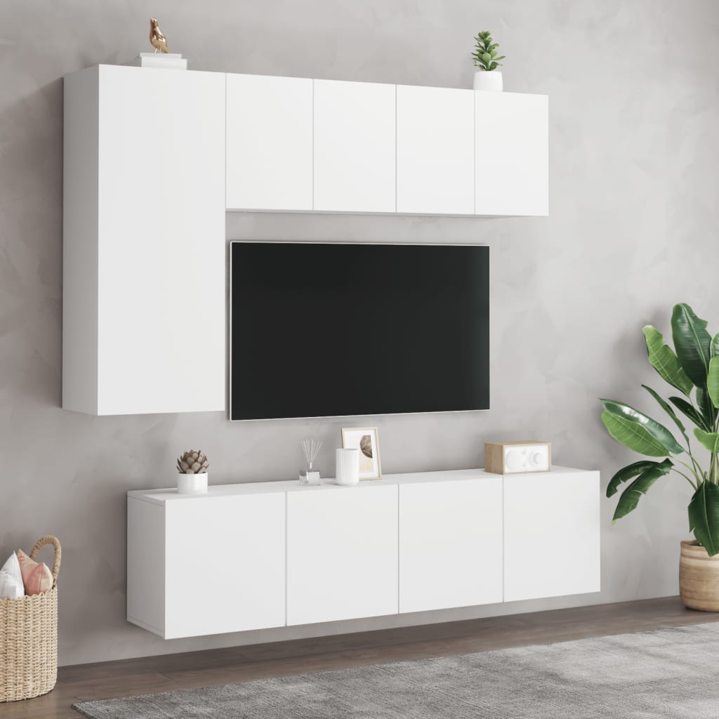 TV-Wandschrank Weiß 60x30x41 cm - Pazzar.ch