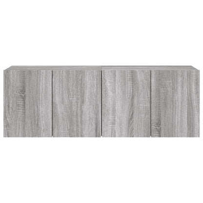 TV-Wandschränke 2 Stk. Grau Sonoma 60x30x41 cm - Pazzar.ch