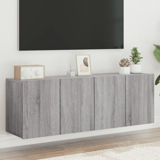TV-Wandschränke 2 Stk. Grau Sonoma 60x30x41 cm - Pazzar.ch