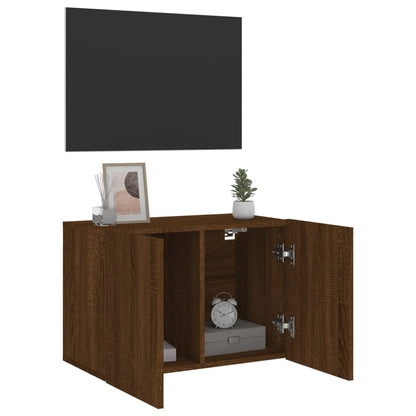 TV-Wandschrank Braun Eichen-Optik 60x30x41 cm - Pazzar.ch