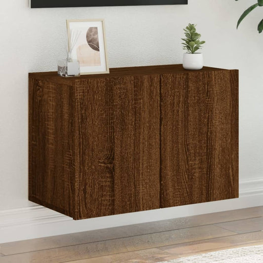 TV-Wandschrank Braun Eichen-Optik 60x30x41 cm - Pazzar.ch