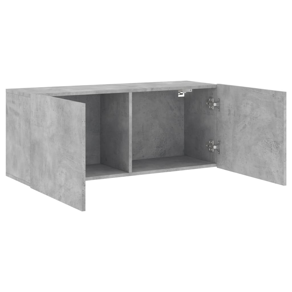 TV-Wandschrank Betongrau 100x30x41 cm - Pazzar.ch