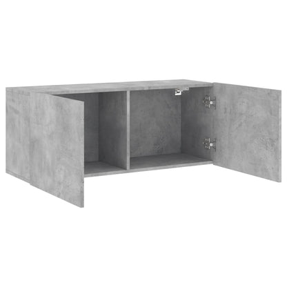 TV-Wandschrank Betongrau 100x30x41 cm - Pazzar.ch