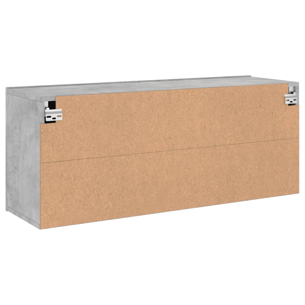TV-Wandschrank Betongrau 100x30x41 cm - Pazzar.ch