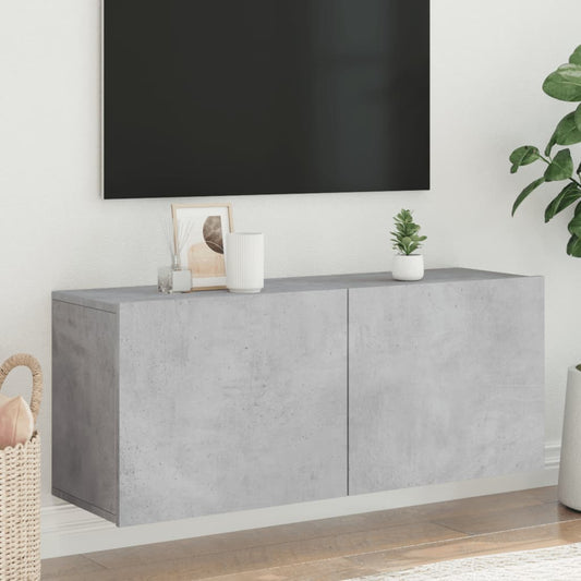 TV-Wandschrank Betongrau 100x30x41 cm - Pazzar.ch