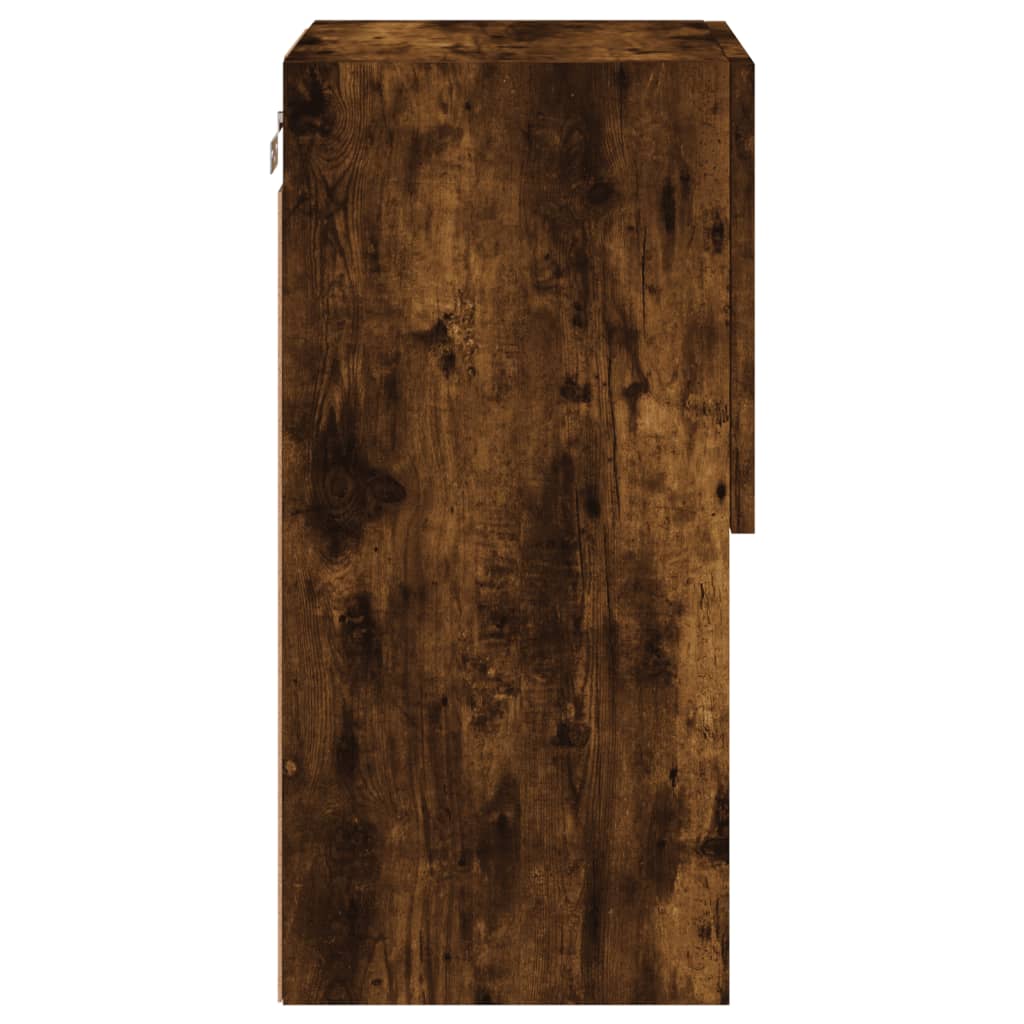 TV-Schrank mit LED-Leuchten Räuchereiche 30,5x30x60 cm - Pazzar.ch