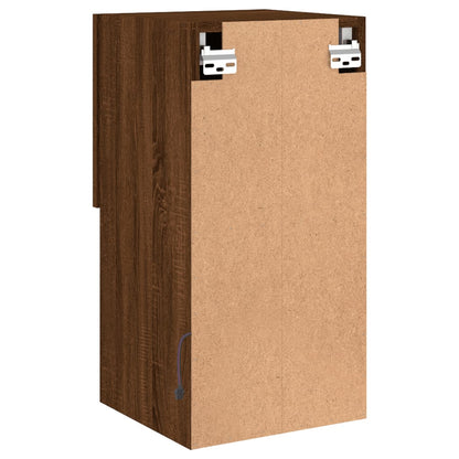 TV-Schrank mit LED-Leuchten Braun Eichen-Optik 30,5x30x60 cm - Pazzar.ch