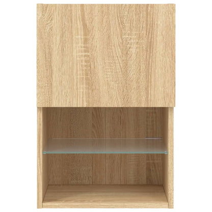 TV-Schrank mit LED-Leuchten Sonoma-Eiche 40,5x30x60 cm - Pazzar.ch