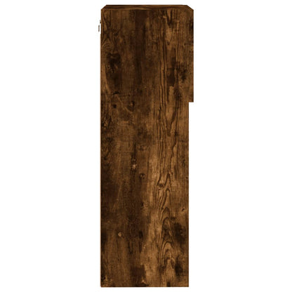 TV-Schrank mit LED-Leuchten Räuchereiche 40,5x30x90 cm - Pazzar.ch