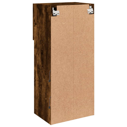 TV-Schrank mit LED-Leuchten Räuchereiche 40,5x30x90 cm - Pazzar.ch