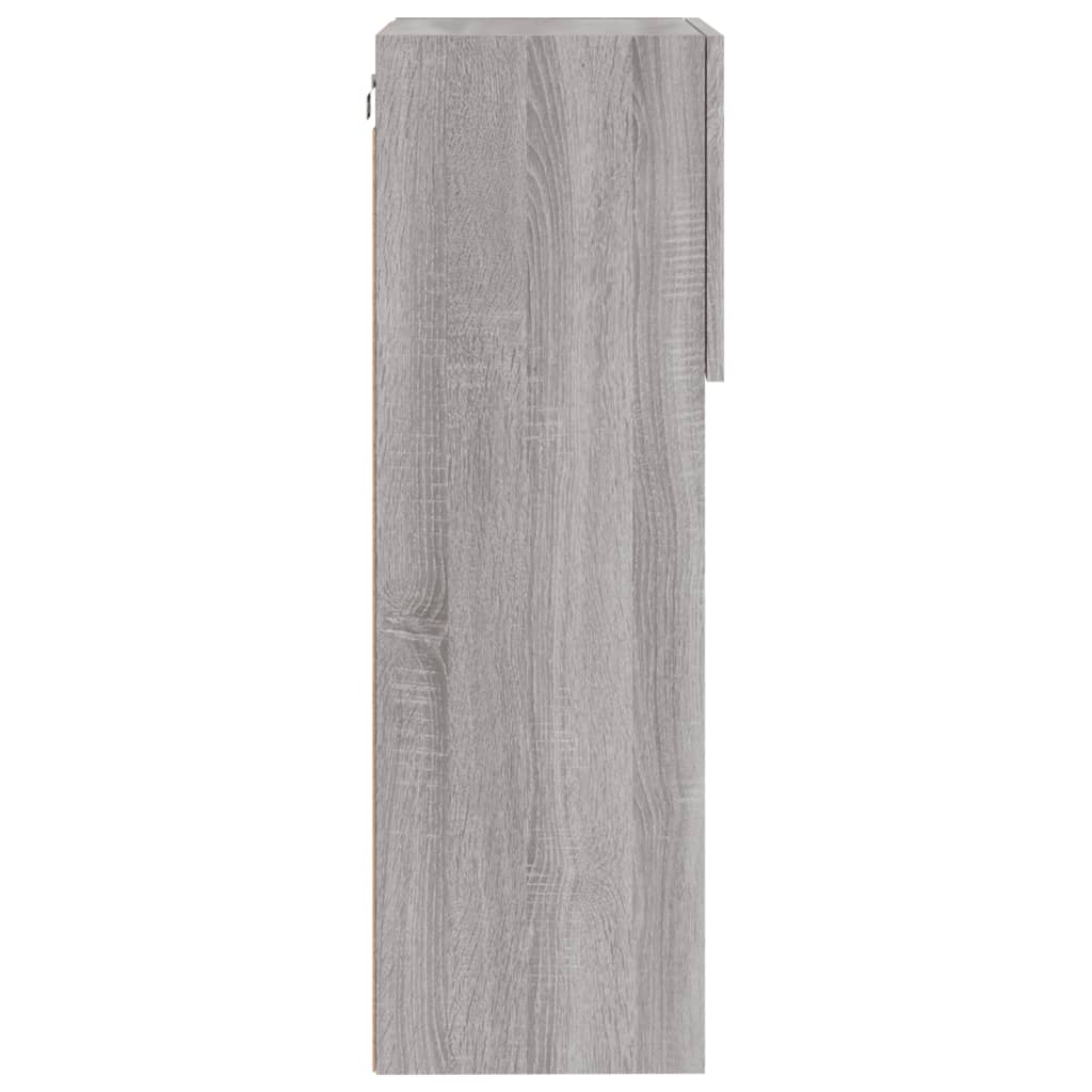 TV-Schrank mit LED-Leuchten Grau Sonoma 40,5x30x90 cm - Pazzar.ch