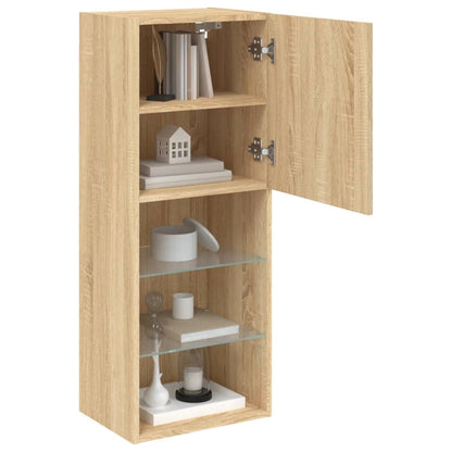 TV-Schrank mit LED-Leuchten Sonoma-Eiche 40,5x30x102 cm - Pazzar.ch