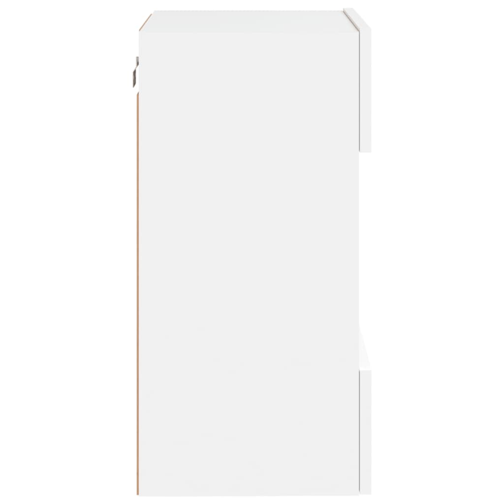 TV-Wandschrank mit LED-Leuchten Weiß 40x30x60,5 cm - Pazzar.ch