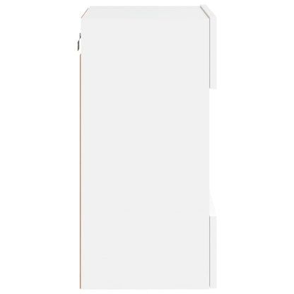 TV-Wandschrank mit LED-Leuchten Weiß 40x30x60,5 cm - Pazzar.ch