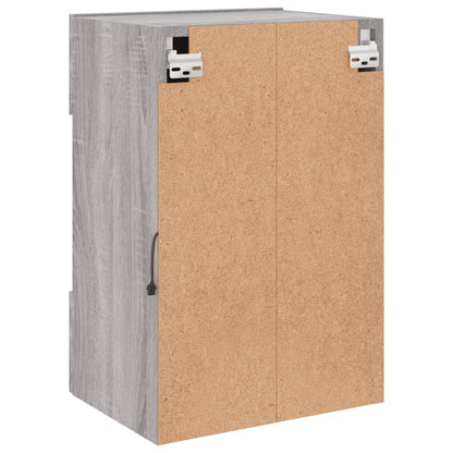 TV-Wandschrank mit LED-Leuchten Grau Sonoma 40x30x60,5 cm - Pazzar.ch