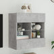 TV-Wandschrank mit LED-Leuchten Betongrau 58,5x30x60,5 cm
