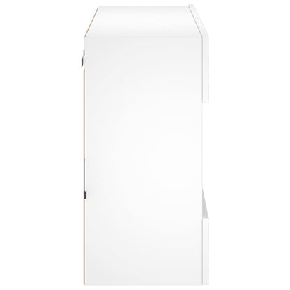 TV-Wandschrank mit LED-Leuchten Weiß 78,5x30x60,5 cm - Pazzar.ch
