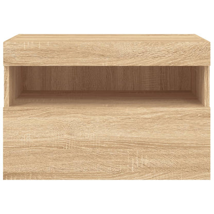 TV-Wandschrank mit LED-Leuchten Sonoma-Eiche 60x30x40 cm - Pazzar.ch