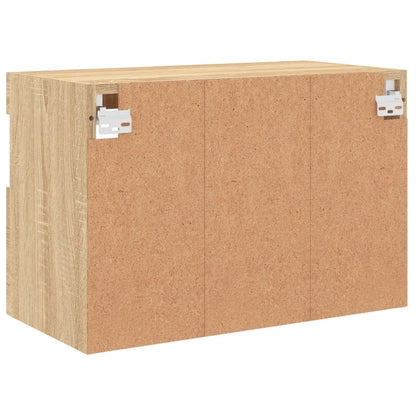 TV-Wandschrank mit LED-Leuchten Sonoma-Eiche 60x30x40 cm - Pazzar.ch