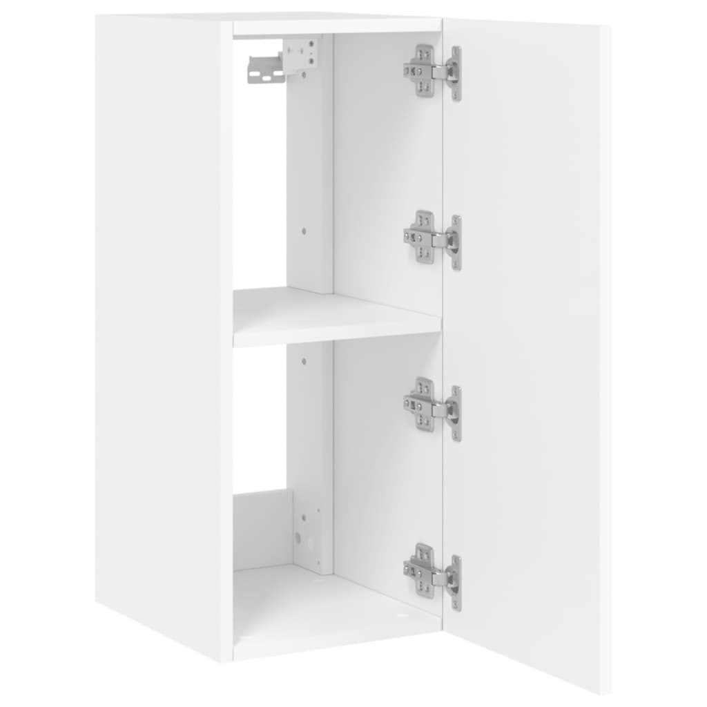 TV-Wandschrank mit LED-Leuchten Weiß 30,5x35x70 cm - Pazzar.ch