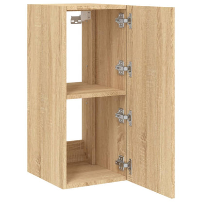 TV-Wandschrank mit LED-Leuchten Sonoma-Eiche 30,5x35x70 cm - Pazzar.ch