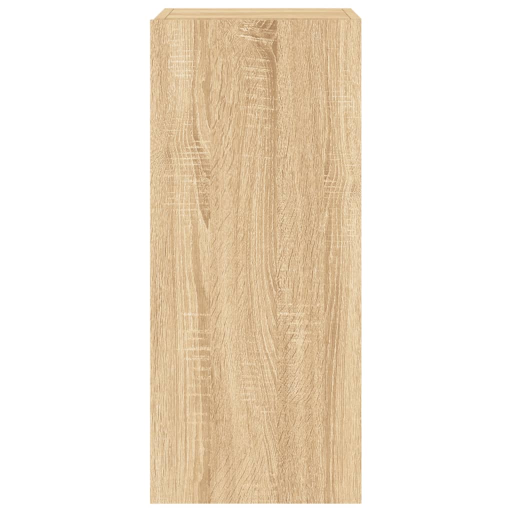 TV-Wandschrank mit LED-Leuchten Sonoma-Eiche 30,5x35x70 cm - Pazzar.ch