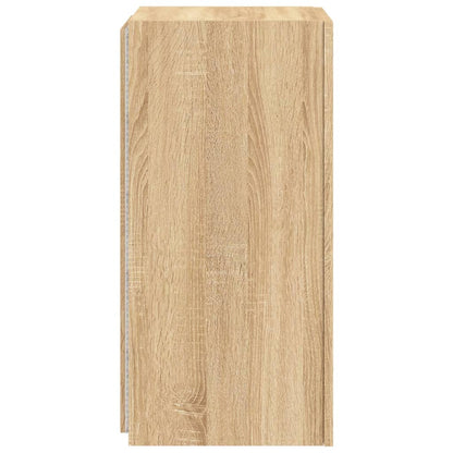 TV-Wandschrank mit LED-Leuchten Sonoma-Eiche 30,5x35x70 cm - Pazzar.ch