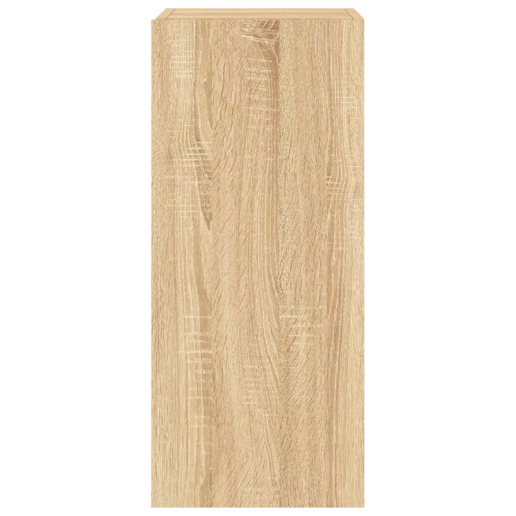 TV-Wandschränke mit LED-Leuchten 2 Stk. Sonoma-Eiche - Pazzar.ch