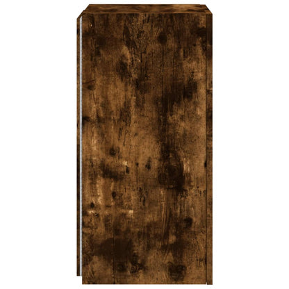 TV-Wandschrank mit LED-Leuchten Räuchereiche 30,5x35x70 cm - Pazzar.ch