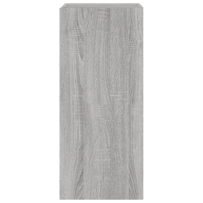 TV-Wandschrank mit LED-Leuchten Grau Sonoma 30,5x35x70 cm - Pazzar.ch