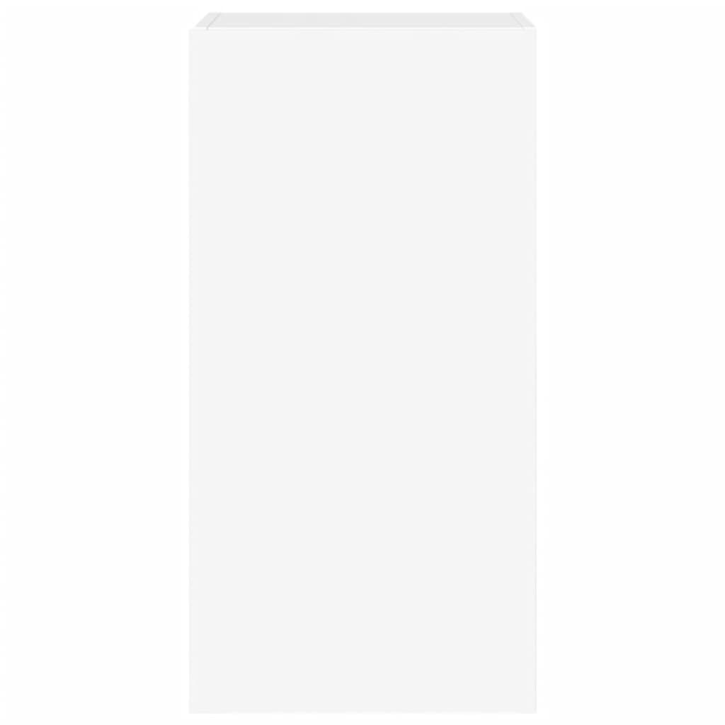 TV-Wandschrank mit LED-Leuchten Weiß 40,5x35x80 cm - Pazzar.ch