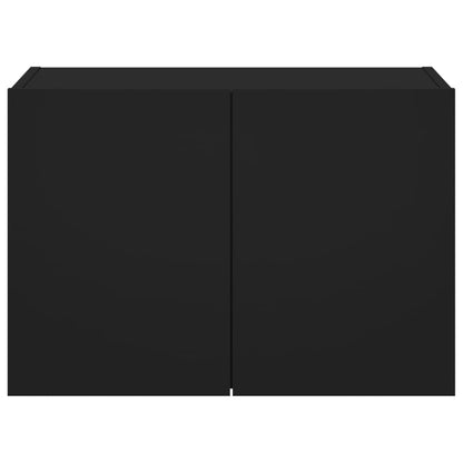 TV-Wandschrank mit LED-Leuchten Schwarz 60x35x41 cm - Pazzar.ch