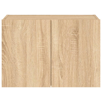TV-Wandschrank mit LED-Leuchten Sonoma-Eiche 60x35x41 cm - Pazzar.ch