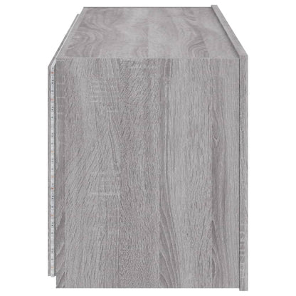 TV-Wandschränke mit LED-Leuchten 2 Stk. Grau Sonoma 60x35x41 cm - Pazzar.ch