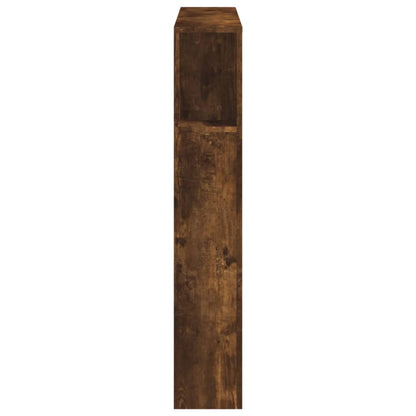LED-Kopfteil Räuchereiche 100x18,5x103,5 cm Holzwerkstoff - Pazzar.ch