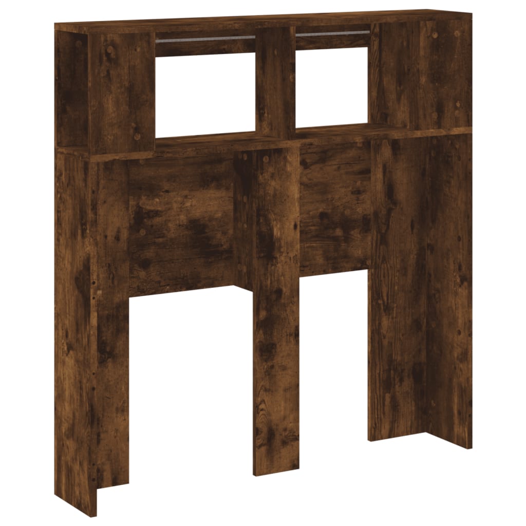 LED-Kopfteil Räuchereiche 100x18,5x103,5 cm Holzwerkstoff - Pazzar.ch