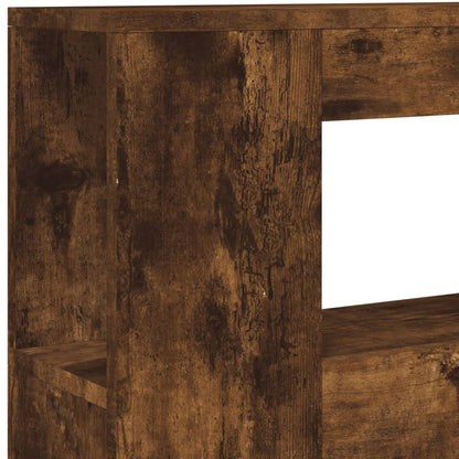 LED-Kopfteil Räuchereiche 100x18,5x103,5 cm Holzwerkstoff - Pazzar.ch