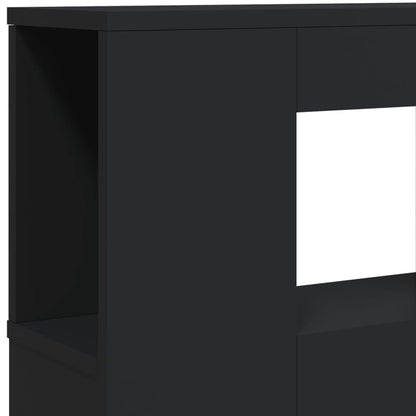 LED-Kopfteil Schwarz 220x18,5x103,5 cm Holzwerkstoff - Pazzar.ch
