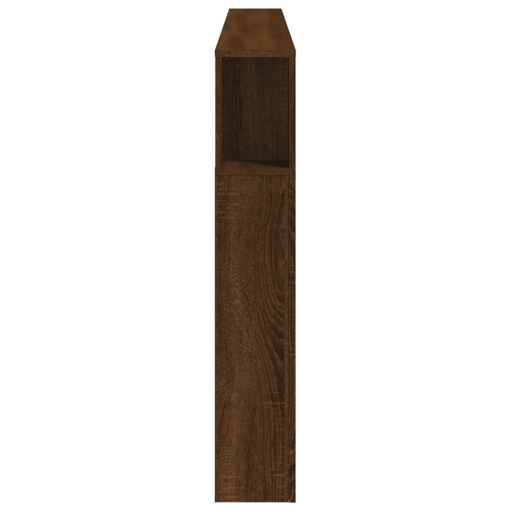 LED-Kopfteil Braun Eichen-Optik 220x18,5x103,5 cm Holzwerkstoff - Pazzar.ch